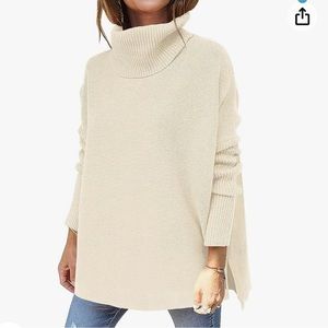 ANRABESS Women's Turtleneck Sweater
